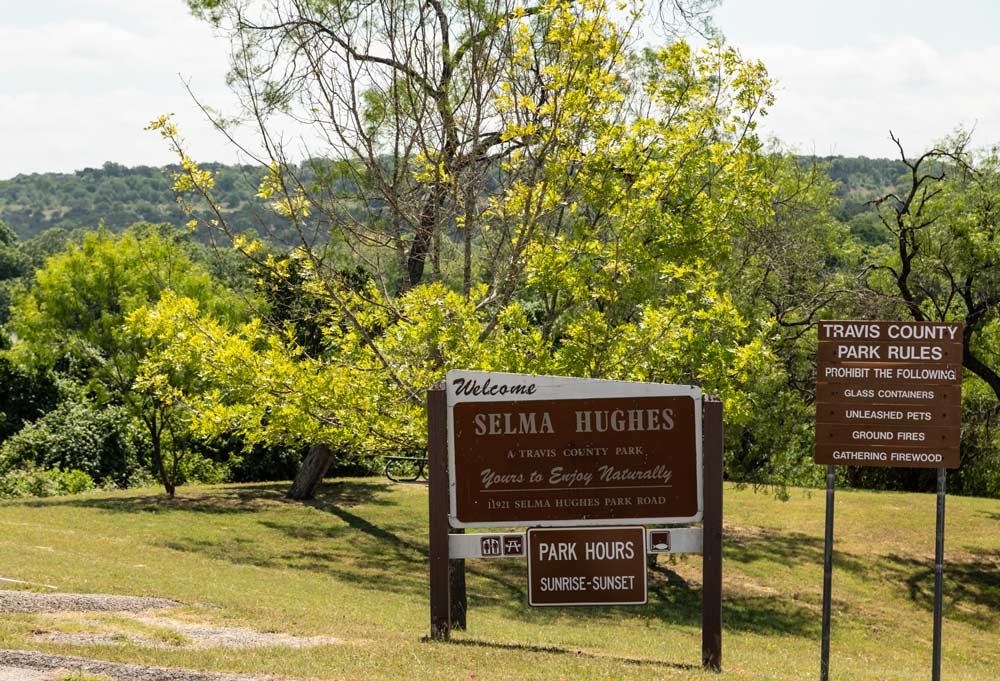 selma hughes welcome sign by tom hausler